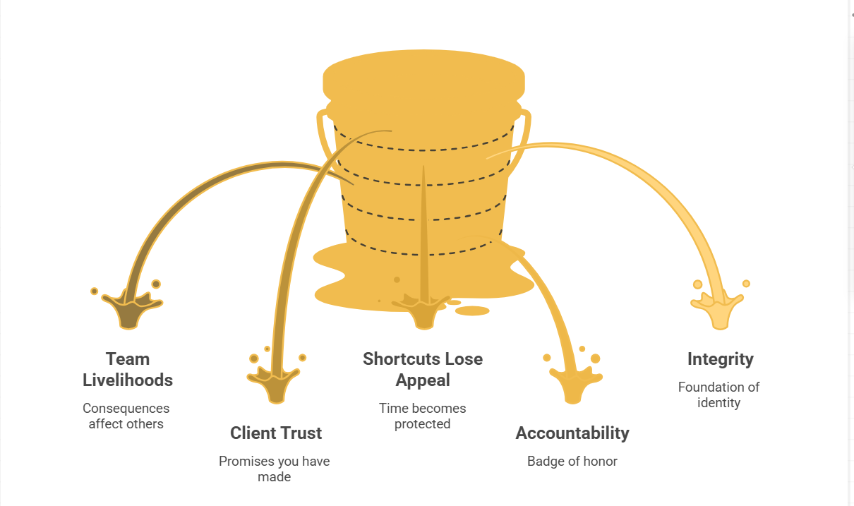 Ownership builds discipline and integrity in entrepreneurship